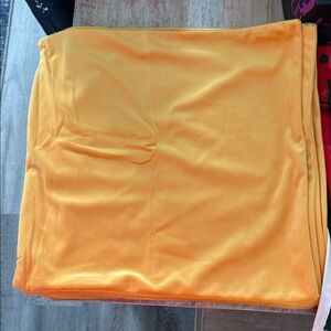 Set of 4 Gold Velvet Pillow Covers 16x16 with Zipper